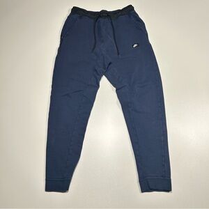 Nike Men's Sportswear Fleece Joggers Navy Blue Size Small Activewear